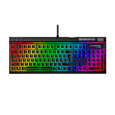 HyperX Alloy Elite 2 mechanical gaming keyboard displaying RGB lighting